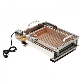 Top Arthur grill with Inox steel spit
